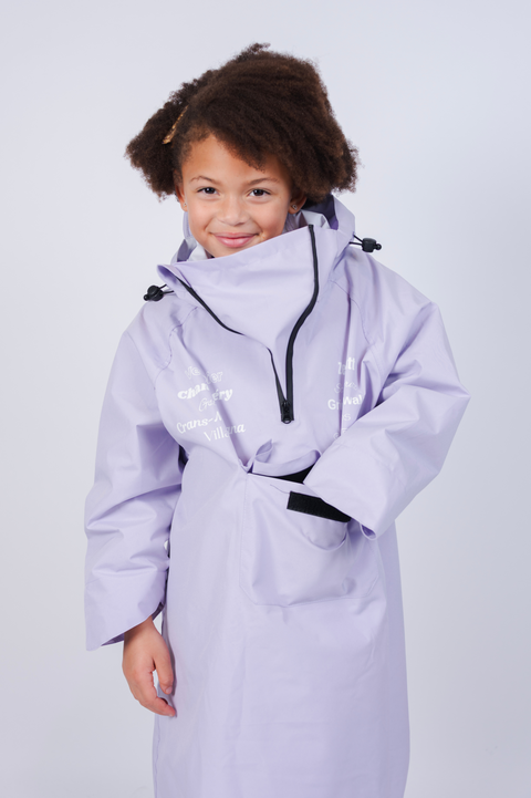 Kids Rain Jacket Poncho - 100% Watrerproof