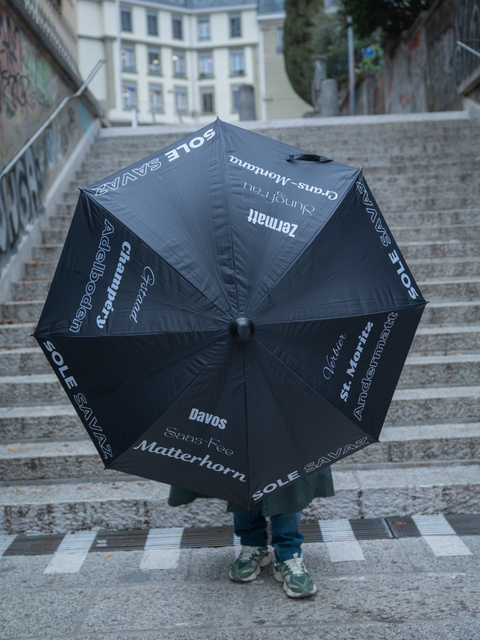 Golf Umbrella - "Swiss Peaks"